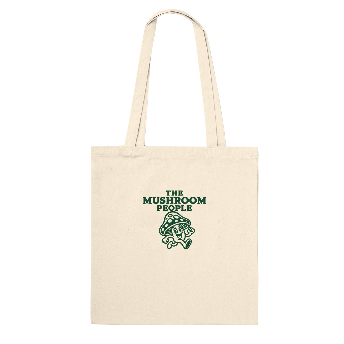 Mushroom People Cotton Tote Bag — product view 1