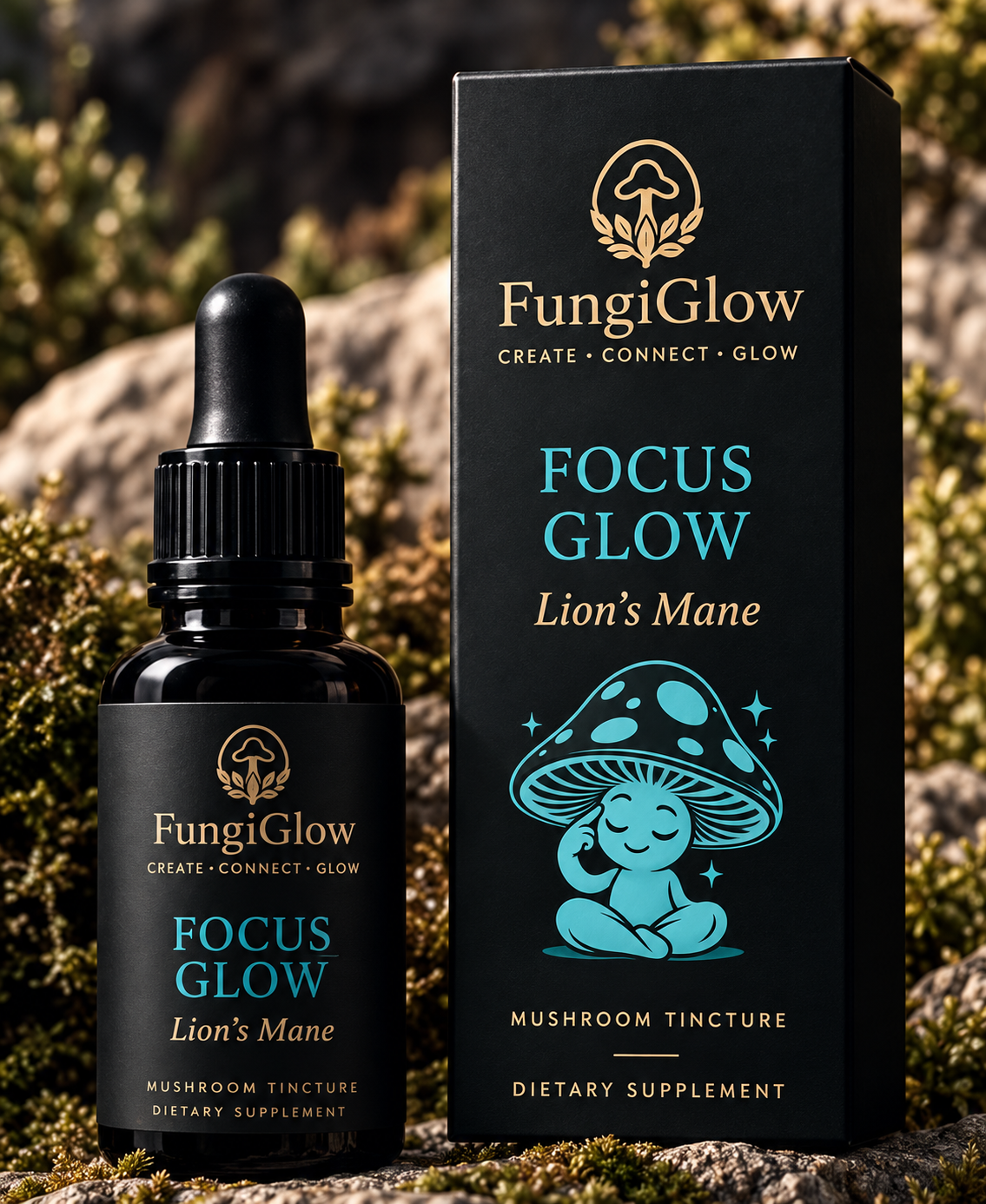 Focus Glow Lion’s Mane tincture